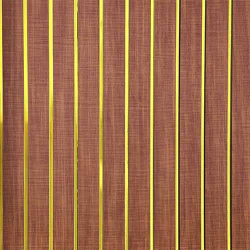 GL-401 Pvc Gold Line Fluted Panel