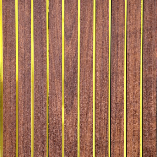 GL-408 Pvc Gold Line Fluted Panel