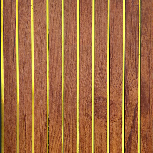 GL-419 Pvc Gold Line Fluted Panel
