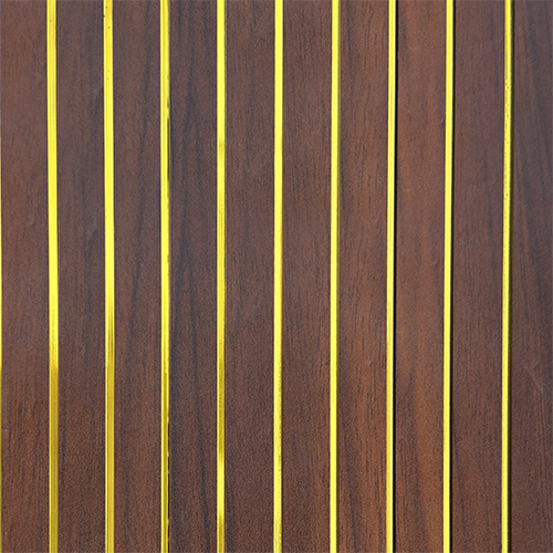 GL-425 Pvc Gold Line Fluted Panel