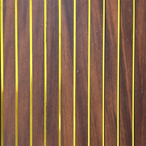 GL-436 Pvc Gold Line Fluted Panel