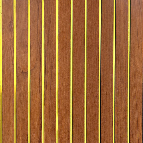 GL-438 Pvc Gold Line Fluted Panel