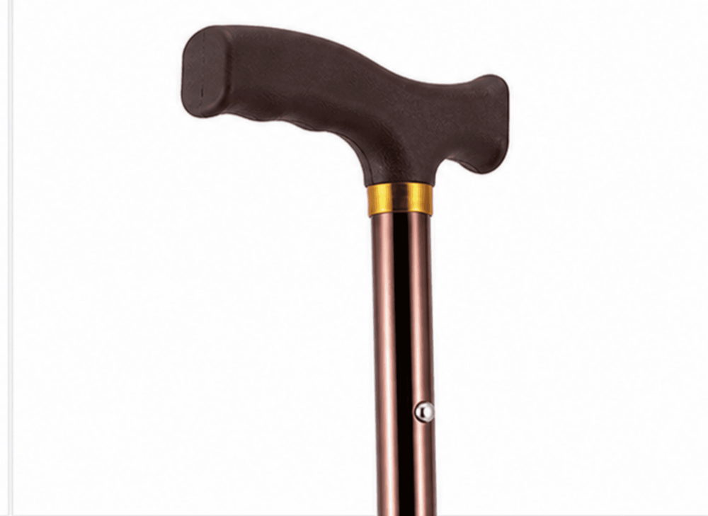 Bronze Walking Stick - High-quality Aluminum, Standard Size | Durable, Portable, Weather-resistant Companion For Hiking And Trekking Adventures
