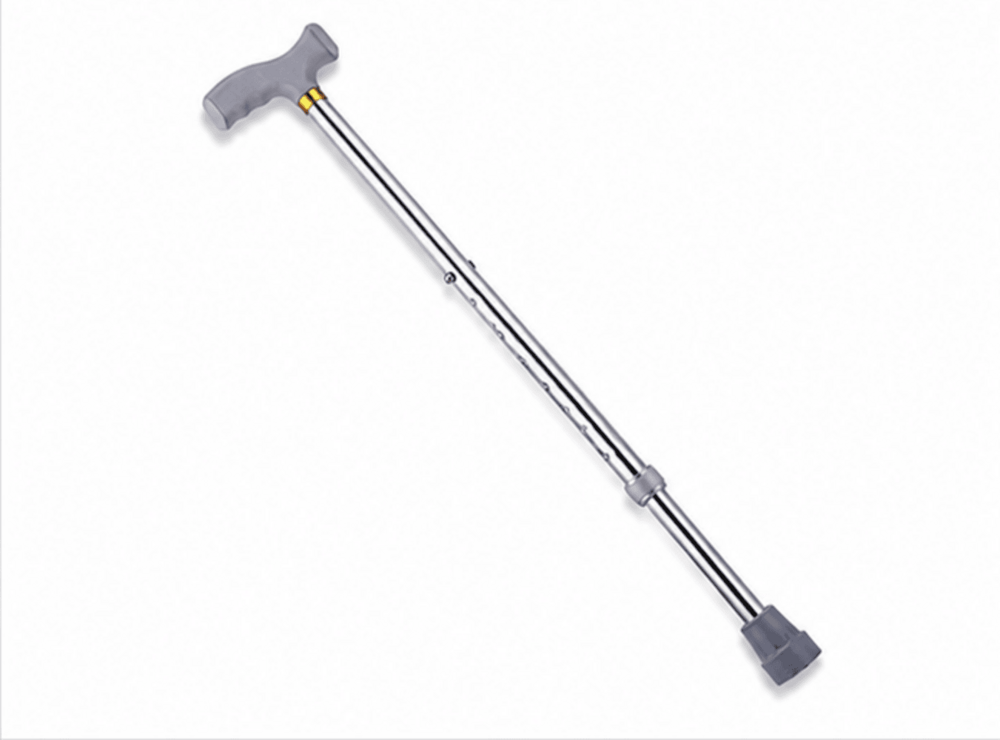 Silver Walking Stick - Material: Aluminum
