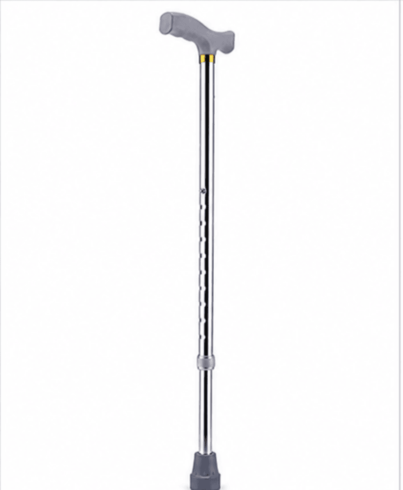 Silver Walking Stick - Material: Aluminum