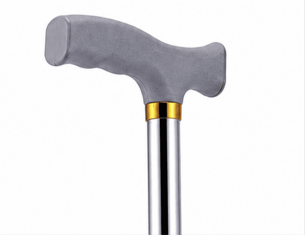 Silver Walking Stick - Material: Aluminum