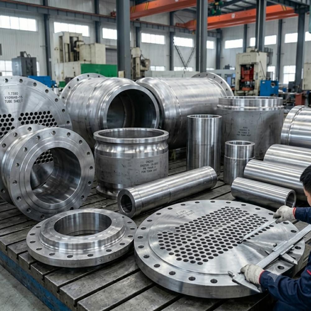 1.7383 11CrMo9 10 Forgings for Power, Refinery Oil Gas Valve Bodies Headers Tube Sheets Rolled Rings