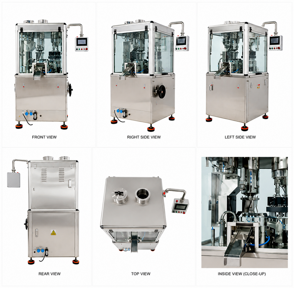 Cm25 - Compact Machine For Small Batches Capsule Filling Machine - Capacity: 25