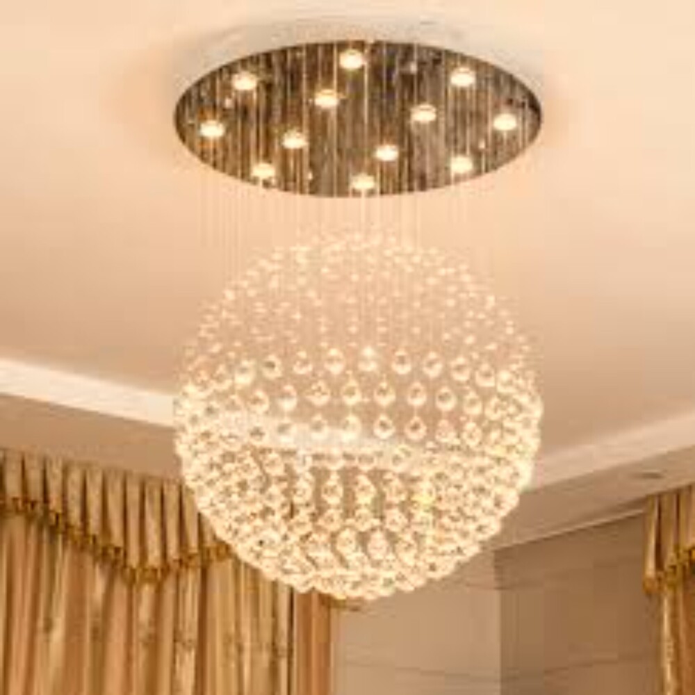 Led Crystal Chandeliers - Light Source: Fluorescent