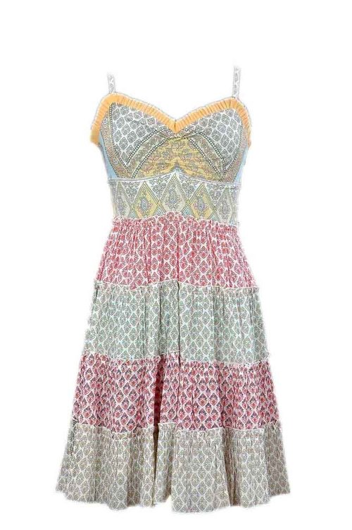 फैशनेबल हैंड ब्लॉक प्रिंटेड ड्रेस