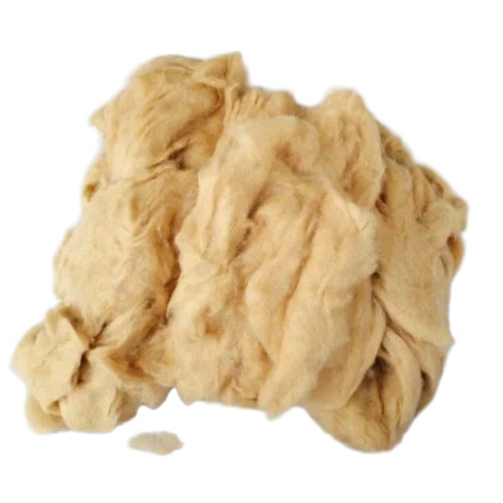 Golden Yellow Recycled Cotton Fiber