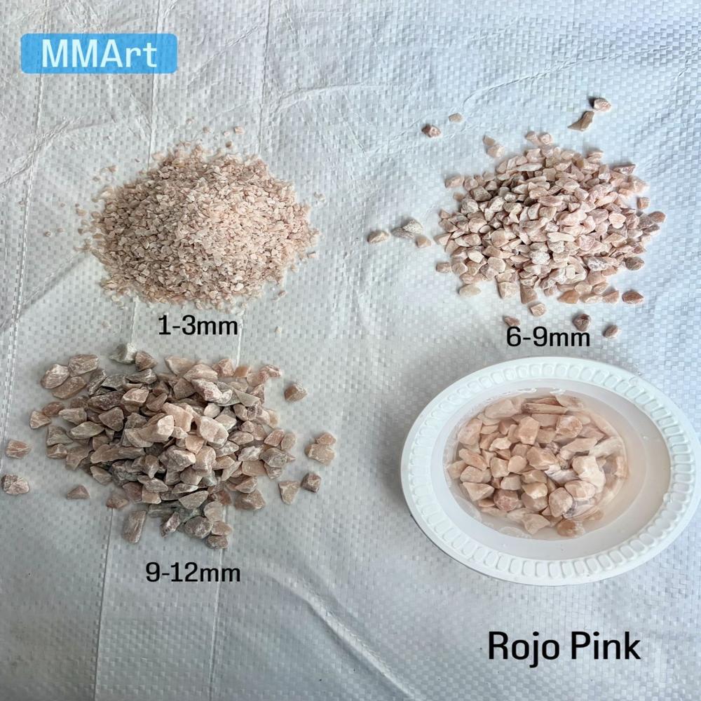 Dust free and Water washed Crushed Natural Marble Stone Chips for Terrazzo Flooring and Landscaping