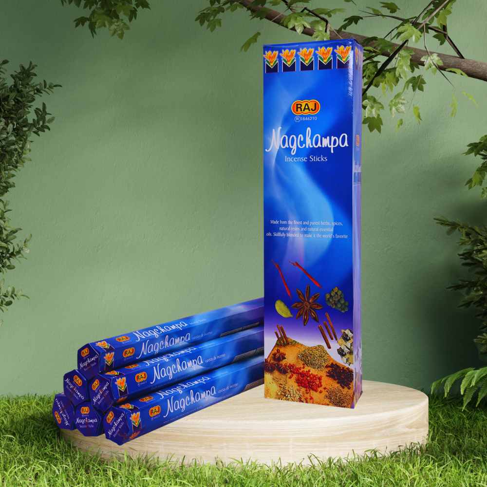 Nag Champa Tall Hexa Incense Sticks
