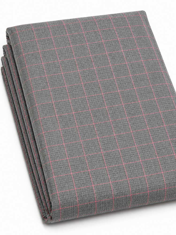 Cashmilon Wool Check Fabric