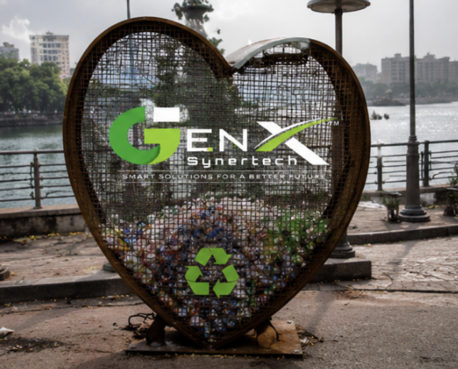 Heart Shaped Bottle Collection Bin - Capacity: Customizable (Animal Capacity)