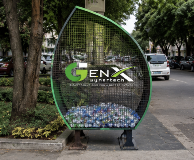 Heart Shaped Bottle Collection Bin - Capacity: Customizable (Animal Capacity)