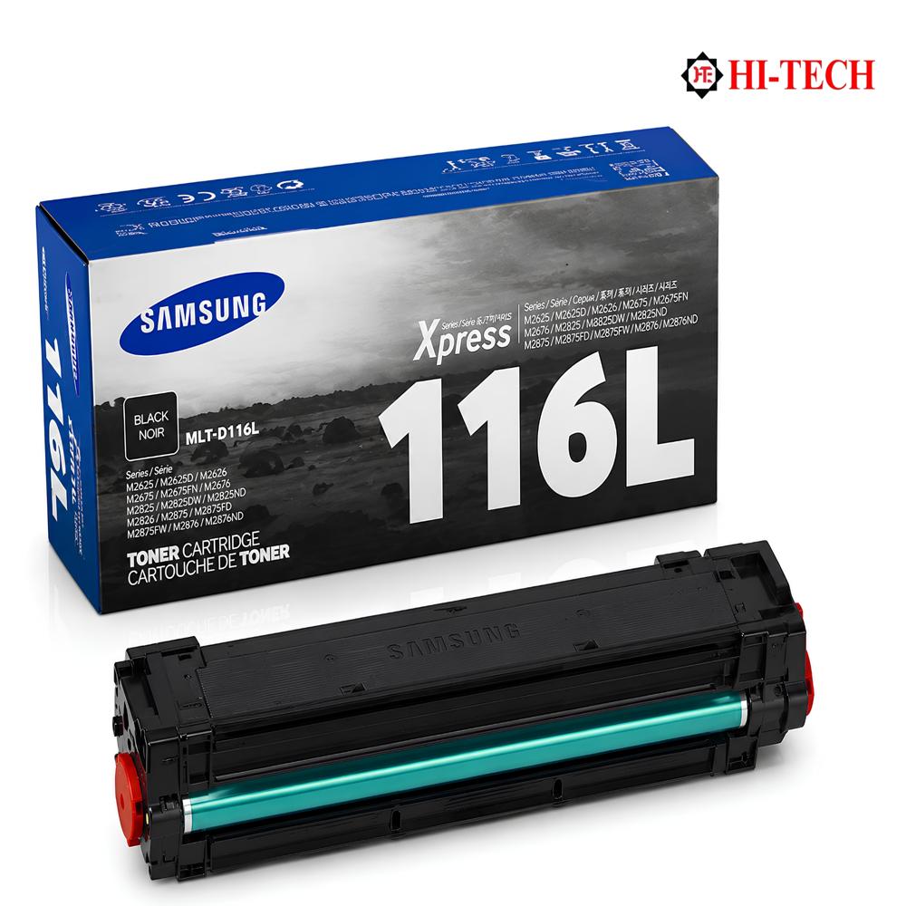 MLT D116L Samsung Original Toner Cartridge For M2625, M2625D, M2626, M2675, M2675FN, M2676, M2825, M2825DW, M2825ND, SL M2826, SL M2875, SL M2876, M2876ND, M2875FD, M2875FW