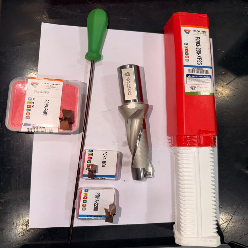 Indexable Insert Drill Body Pd03-235-Xp25 - Color: Silver