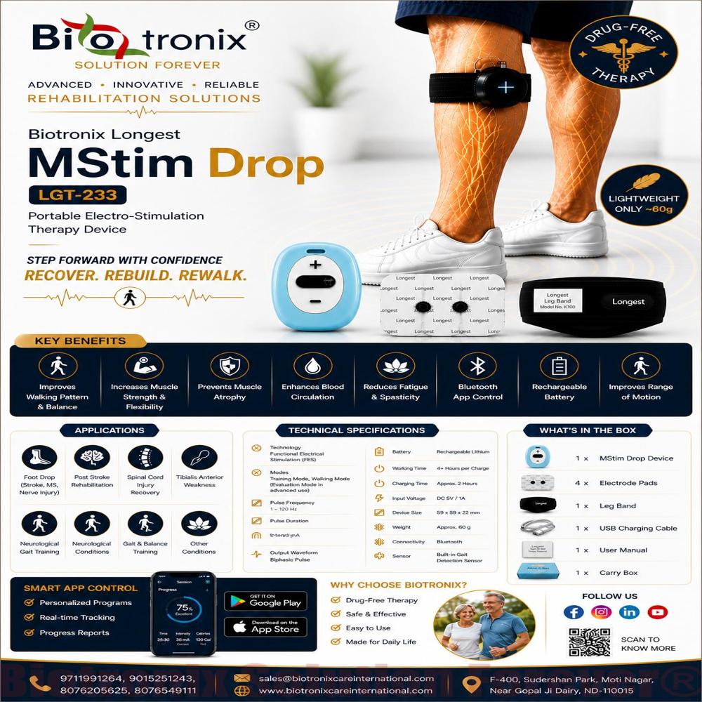 Foot Drop Therapy Machine for Neurological Rehabilitation