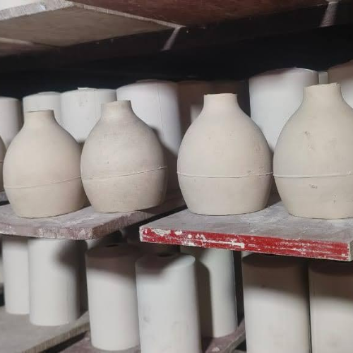 Ceramic Vases - Bottom Diameter: Approx. 5 Cm