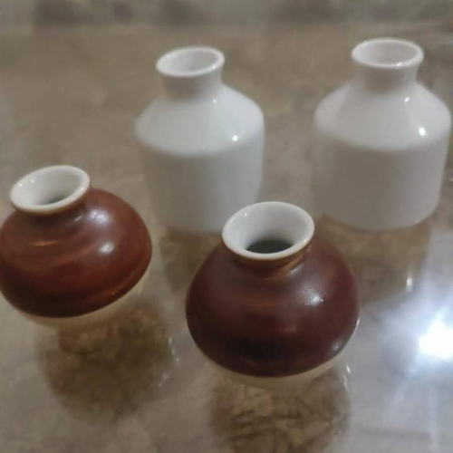 Ceramic Vases - Bottom Diameter: Approx. 5 Cm