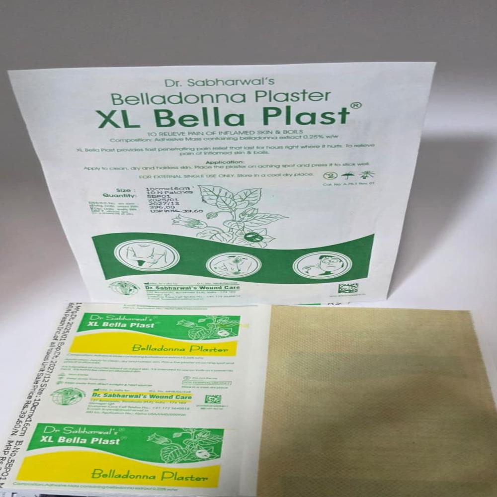 Belladonna Plaster - Application: Hospital