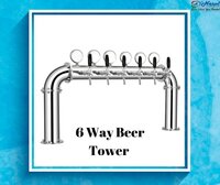 6 Way U Shape Beer Tower