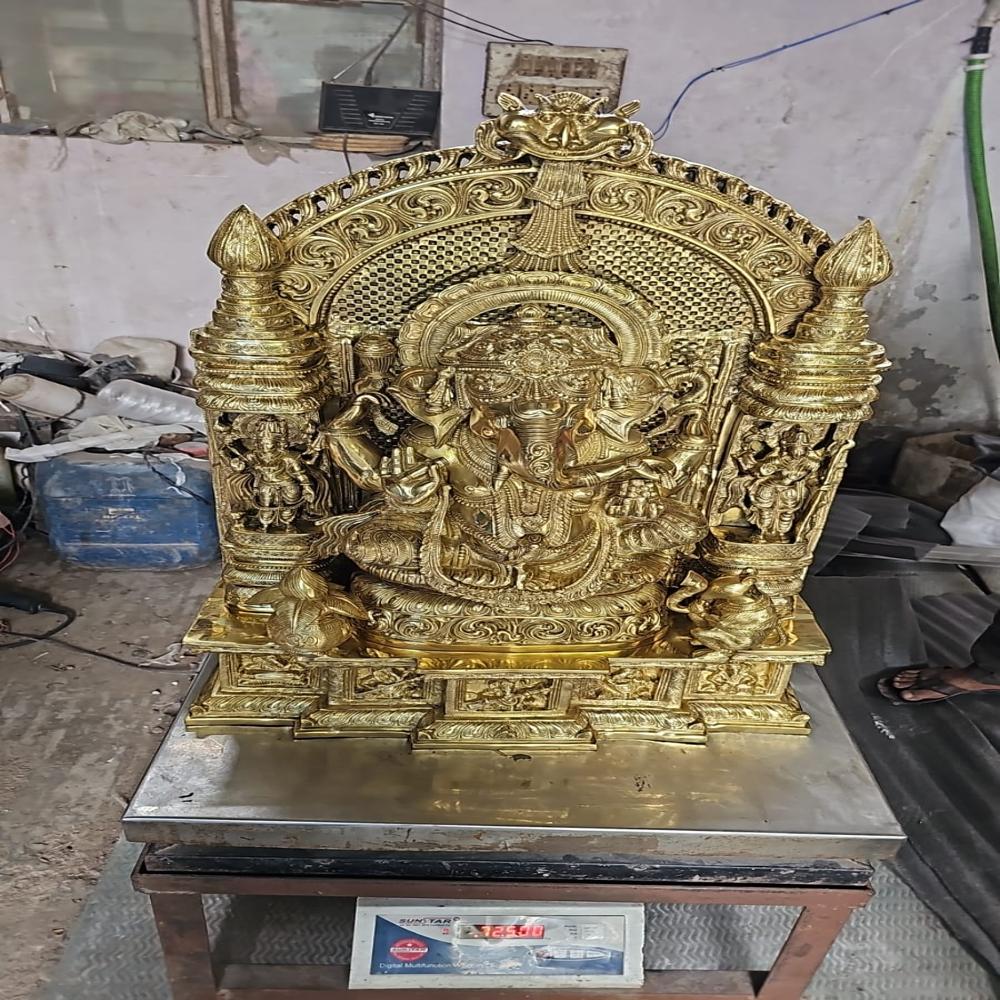 Brass plating murti 