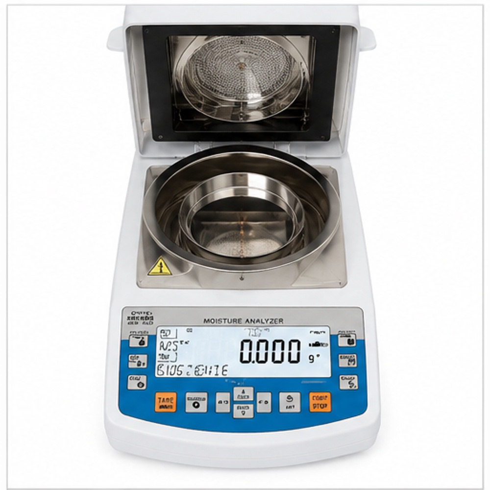 Halogen Moisture Balance - Accuracy: 1 Mg
