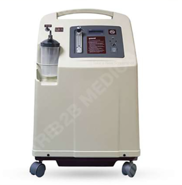 Oxygen Concentrator - Abs Plastic, 365x375x600mm, 0.5-5 L/min, Digital Lcd, Low Noise, Integrated Nebulizer