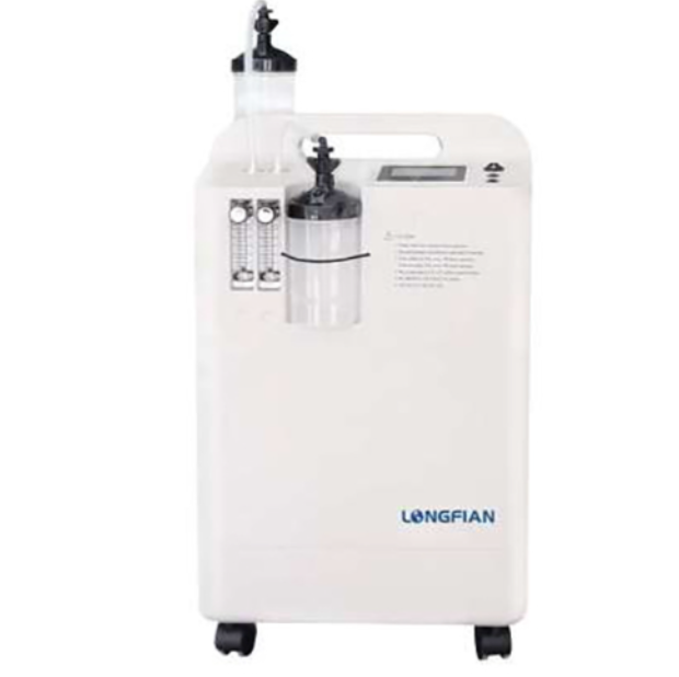 Olive Oxygen Concentrator - Abs Plastic 365x375x600 Mm, 1-5 L/min Flow Rate, Lcd Timer Alarm System