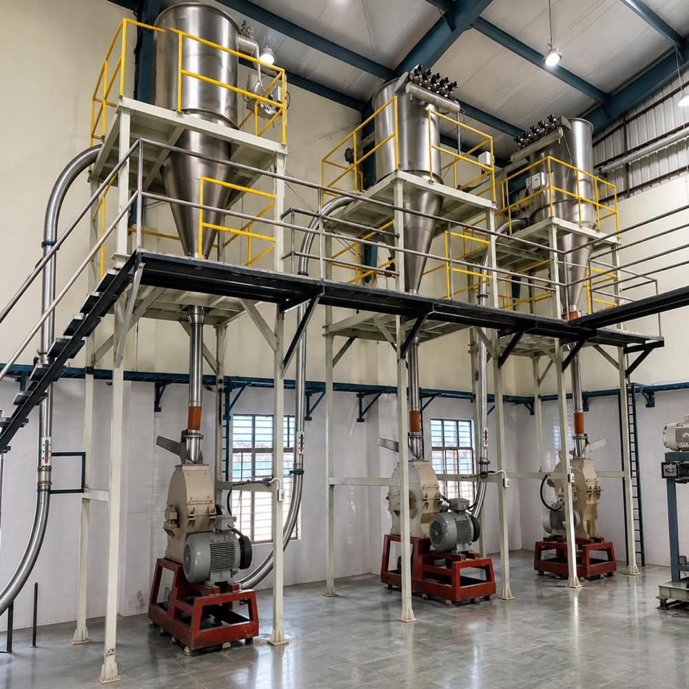 3 operation pneumatic chilly plant