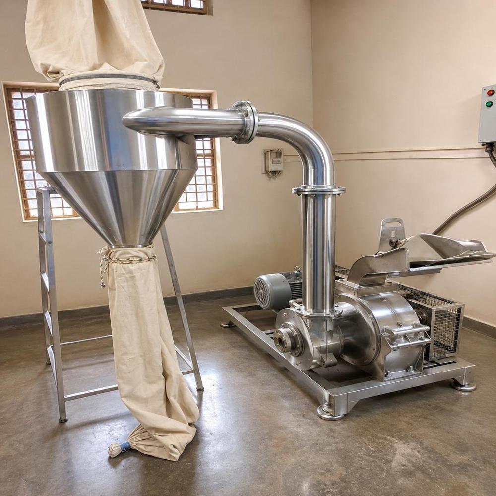 Herbals grinding machine