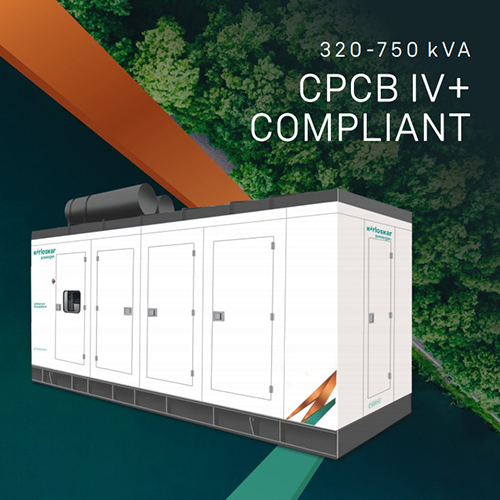 320-750KVA CPCB IV+ Compliant DG Set Kirloskar Generator