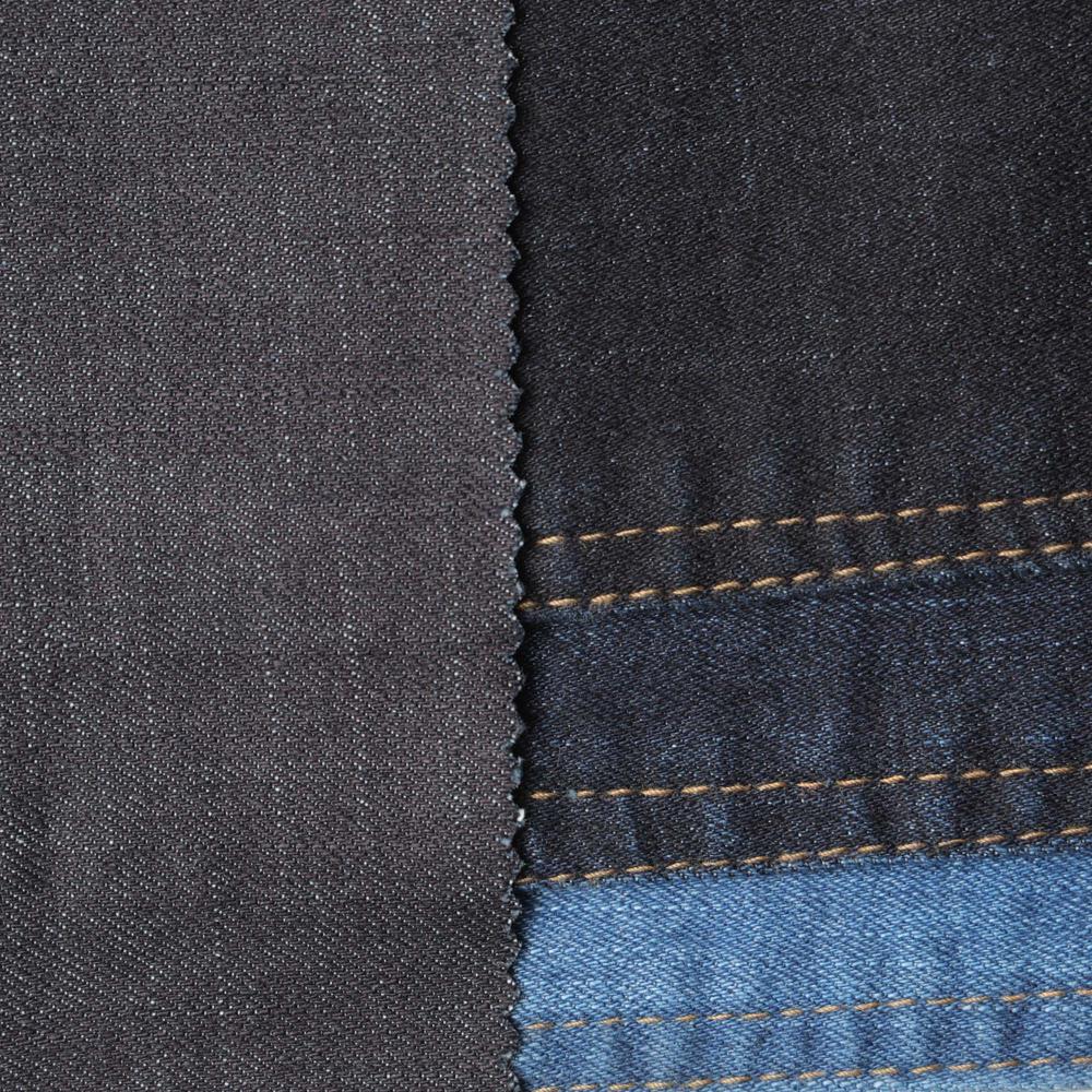11.5 Ounce cotton by cotton Indigo Cross Slub Denim Fabric