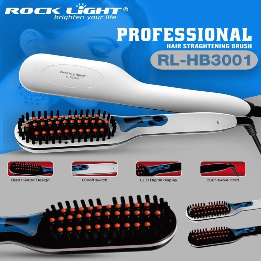 Rock Light RL-HB3001 Hair Straghtening Brush