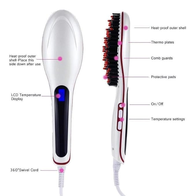 Rock Light RL-HB3001 Hair Straghtening Brush