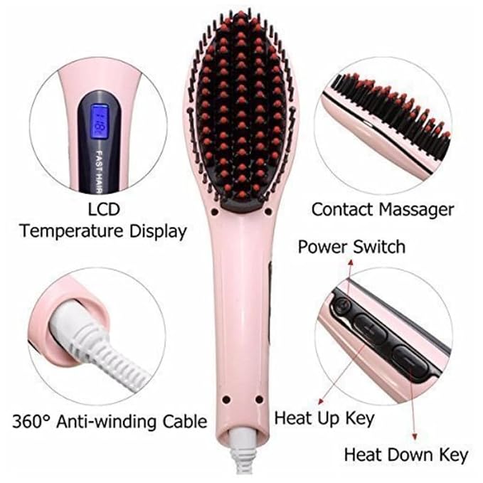 Rock Light RL-HB3001 Hair Straghtening Brush