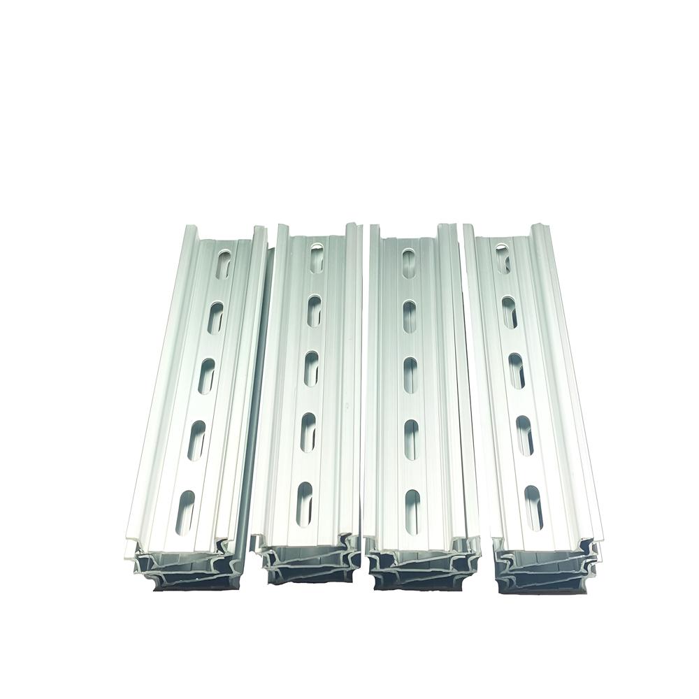 Electrical Panel Mounting Rail - Color: Silver Metallic