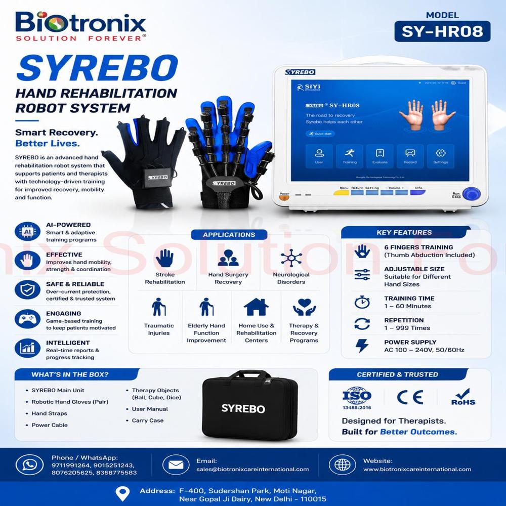 Robotic Hand Rehabilitation Glove for Stroke Recovery