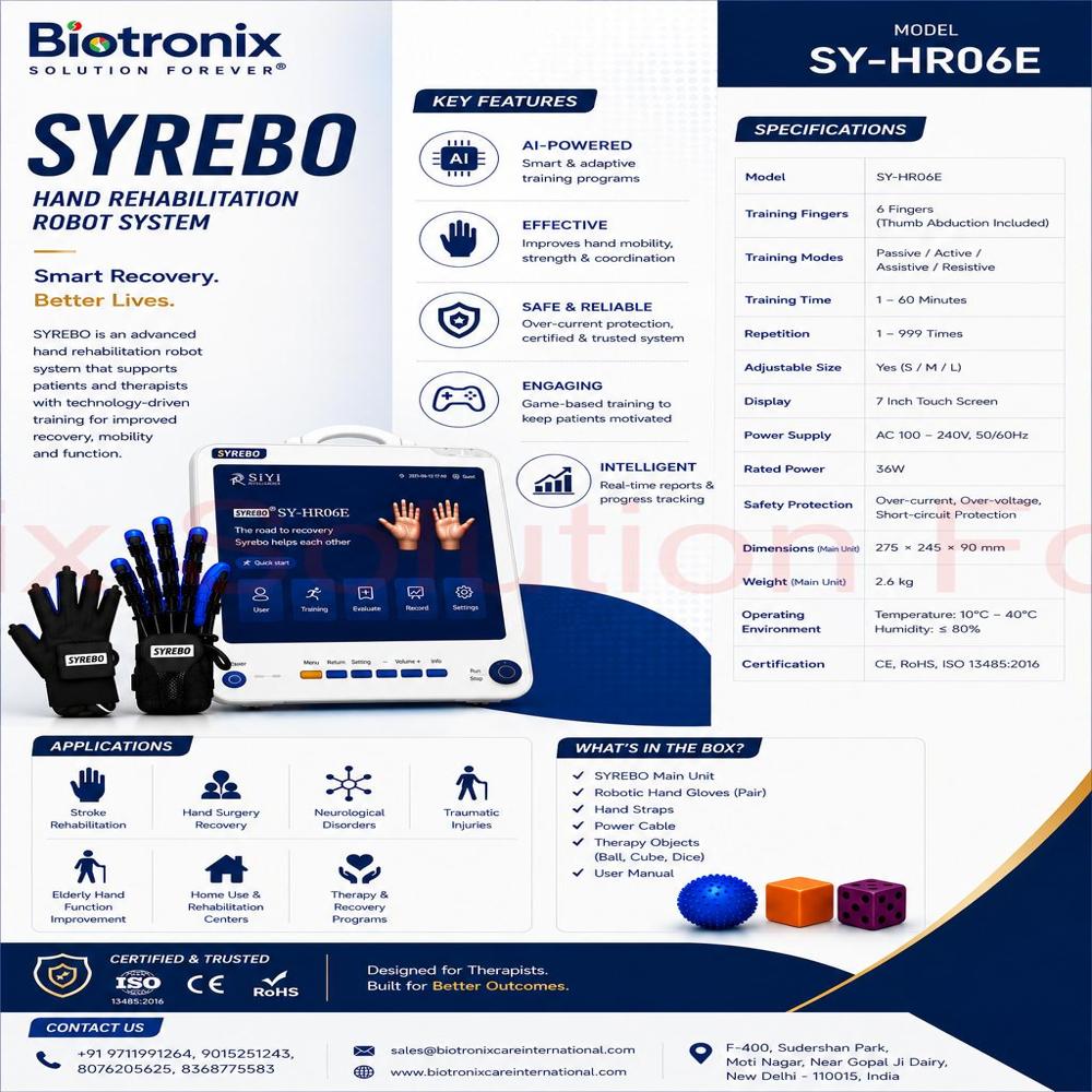 Robotic Hand Rehabilitation Glove for Stroke Recovery