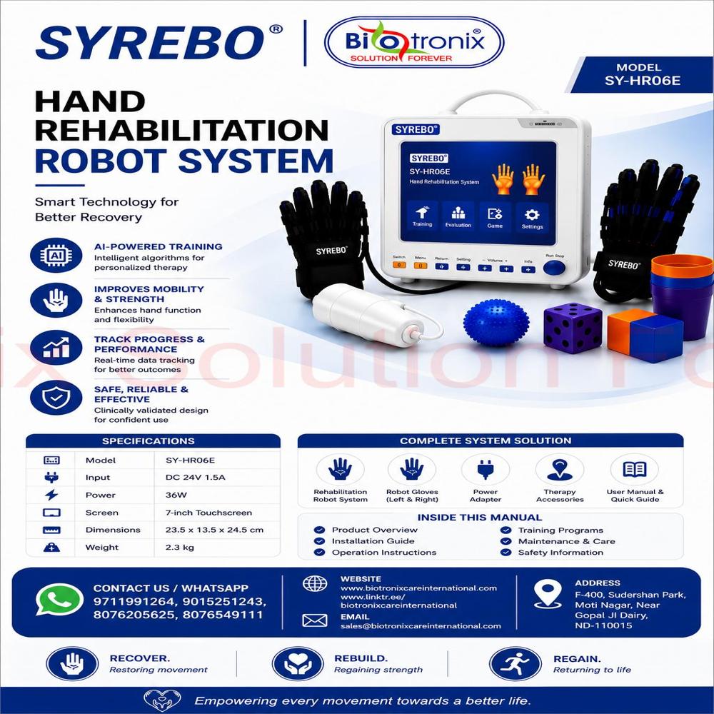 Robotic Hand Rehabilitation Glove for Stroke Recovery