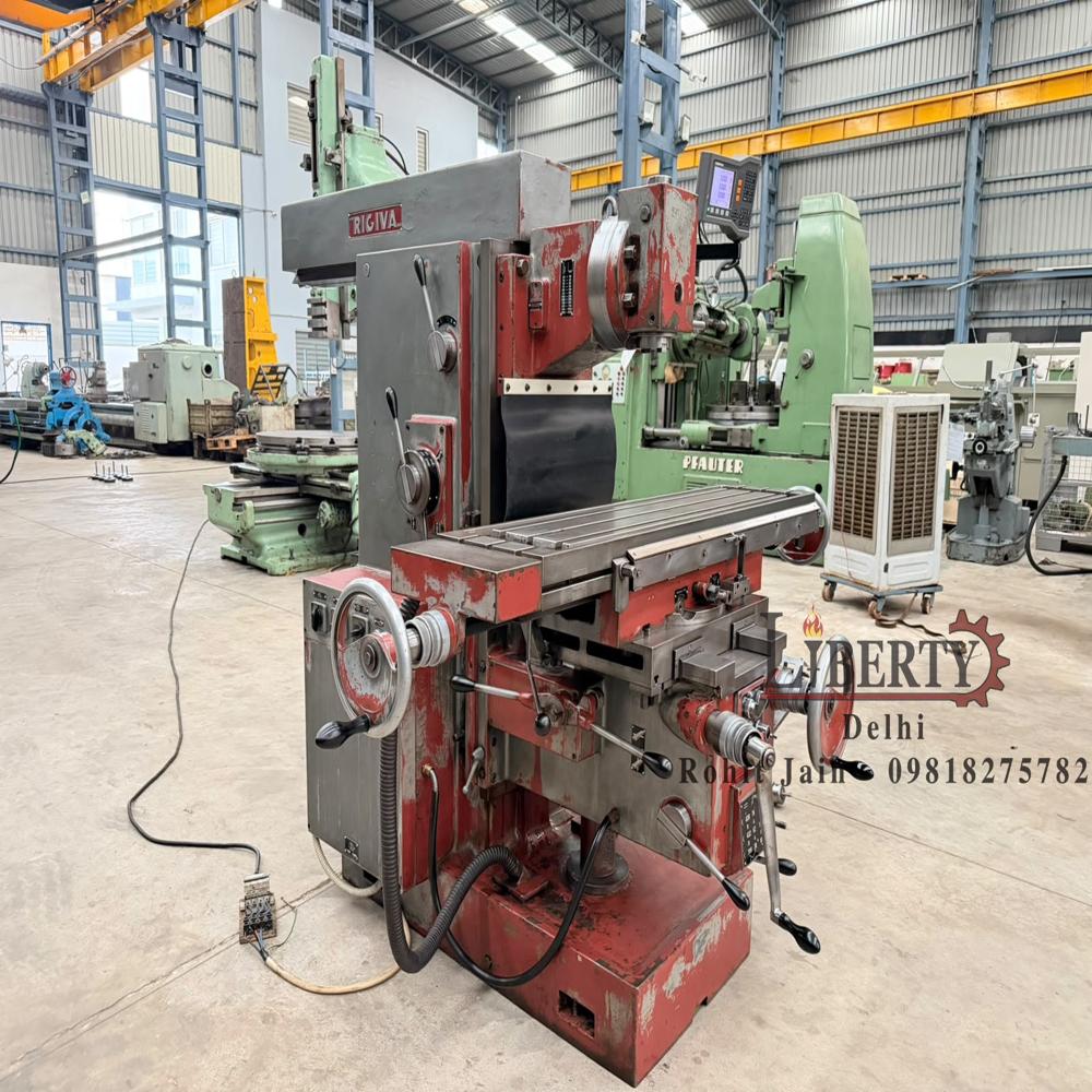 Rigiva Italy 1300 mm x 300 mm Universal Milling Machine