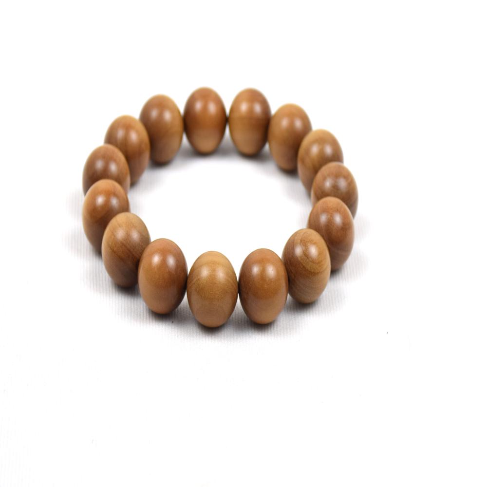Natural Sandalwood Bead Bracelet 8mm/10mm Handmade Wooden Bracelet for Men & Women