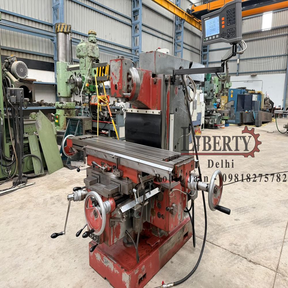 Rigiva Italy 1300 mm x 300 mm Universal Milling Machine