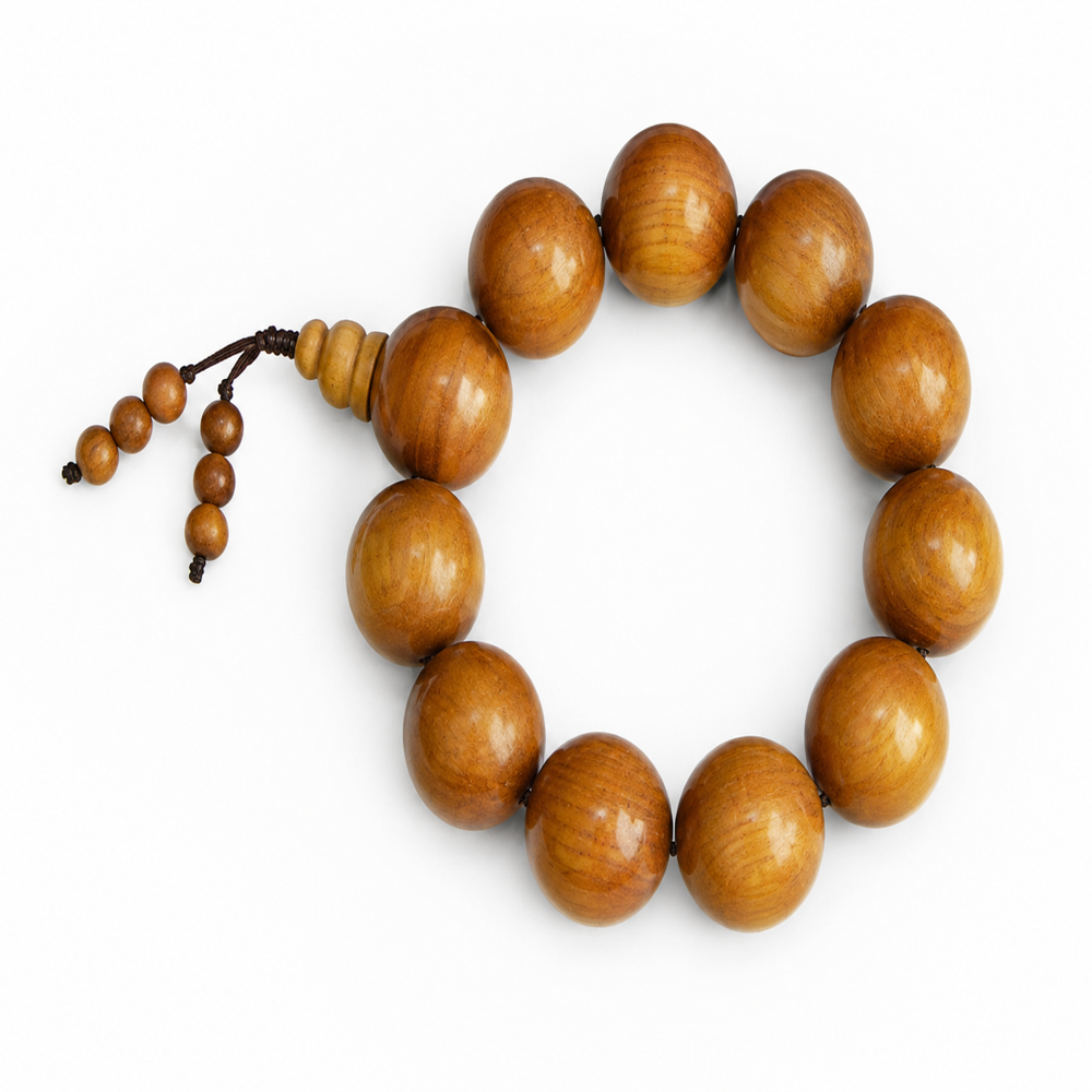Natural Sandalwood Bead Bracelet 8mm/10mm Handmade Wooden Bracelet for Men & Women