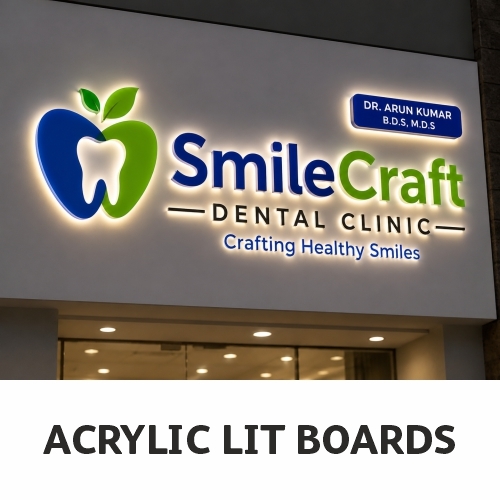 Acrylic Lit Boards