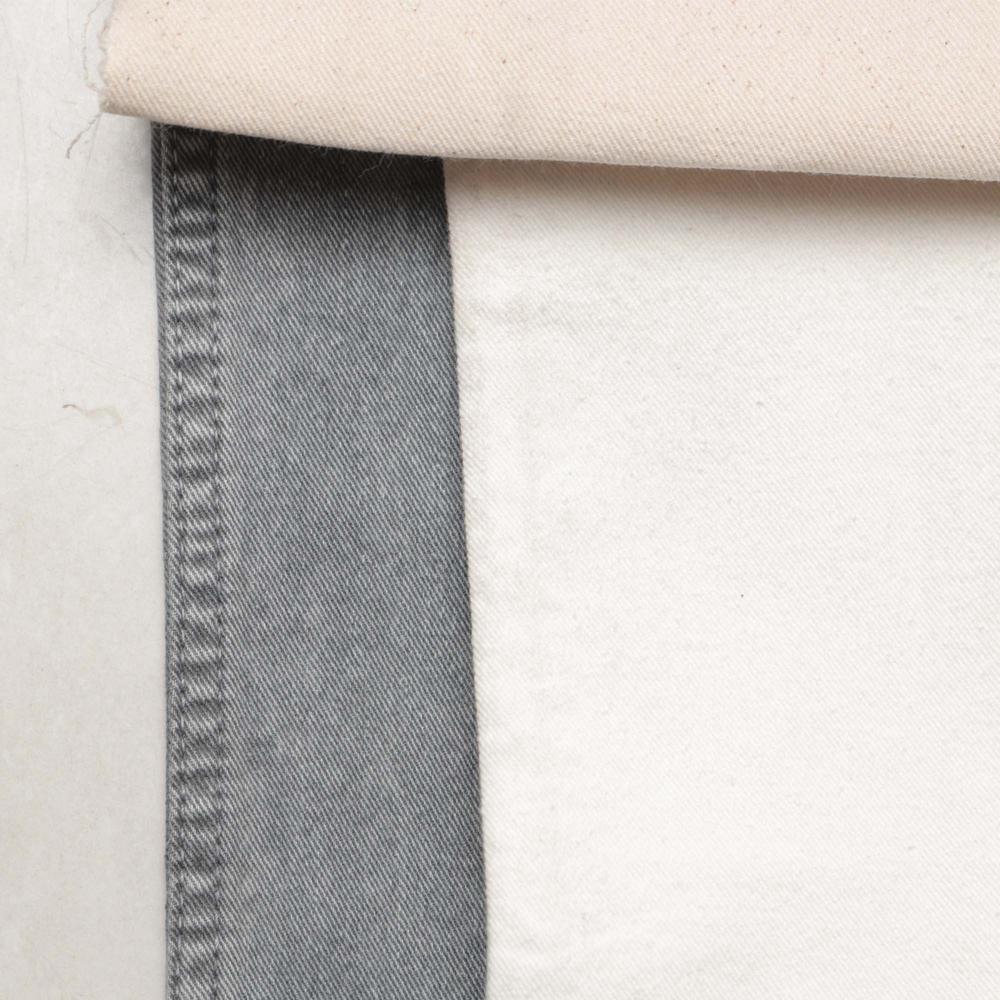 12.5 Ounce Cotton Ecru Denim Fabric