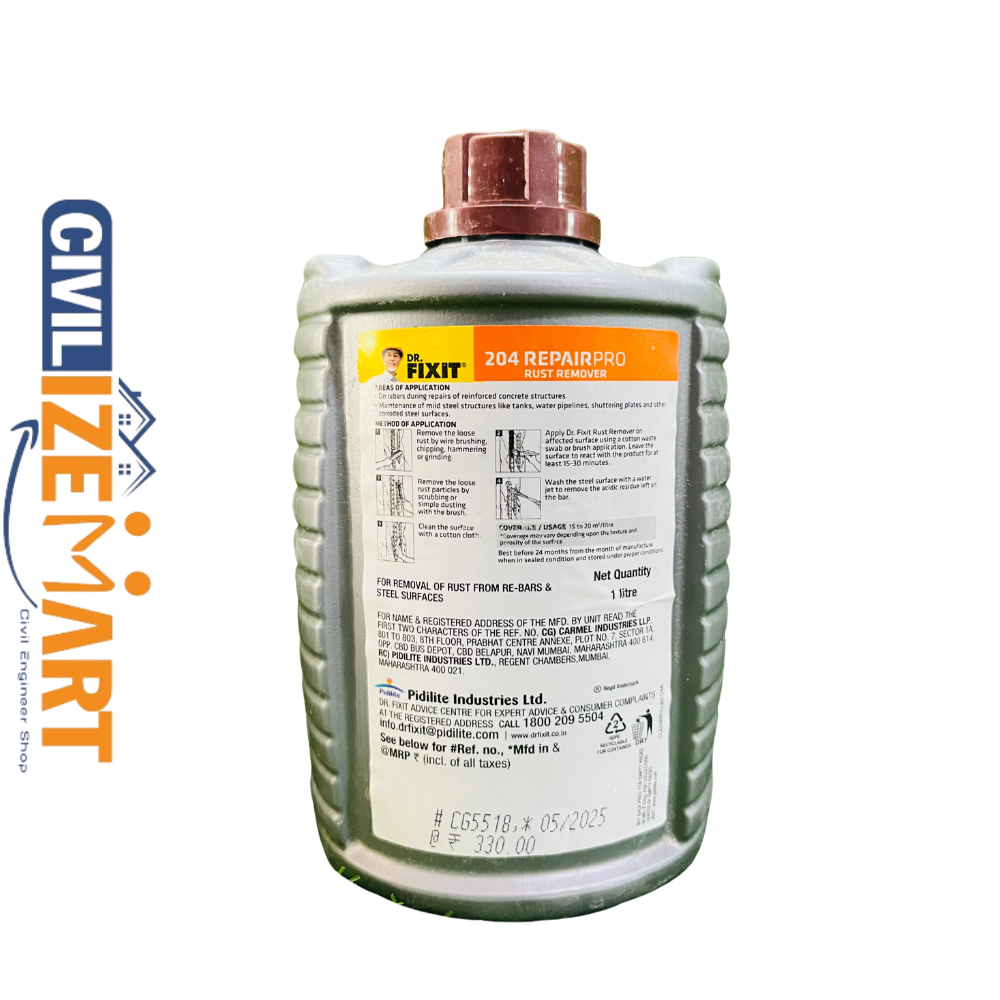 DR FIXIT REPAIR PRO (RUST REMOVER) WATERPROOFING CHEMICAL