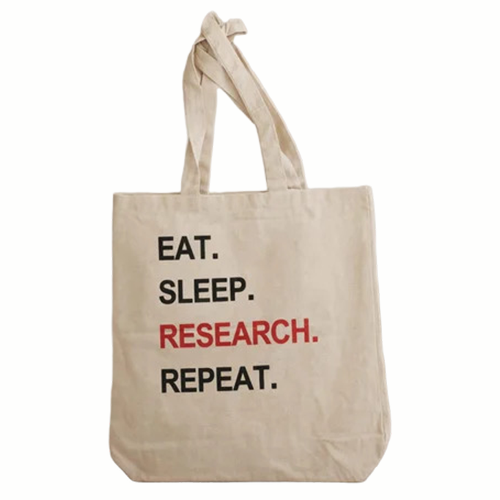 16 Inch Cotton Printed Tote Bag - Capacity: Medium